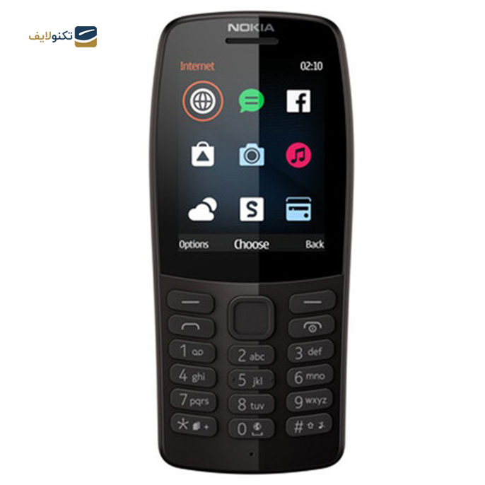 گوشی موبايل نوکيا مدل 210 (2019) ظرفیت 16 مگابایت	- رم 16 مگابایت	 - Nokia 210 (2019) Dual SIM