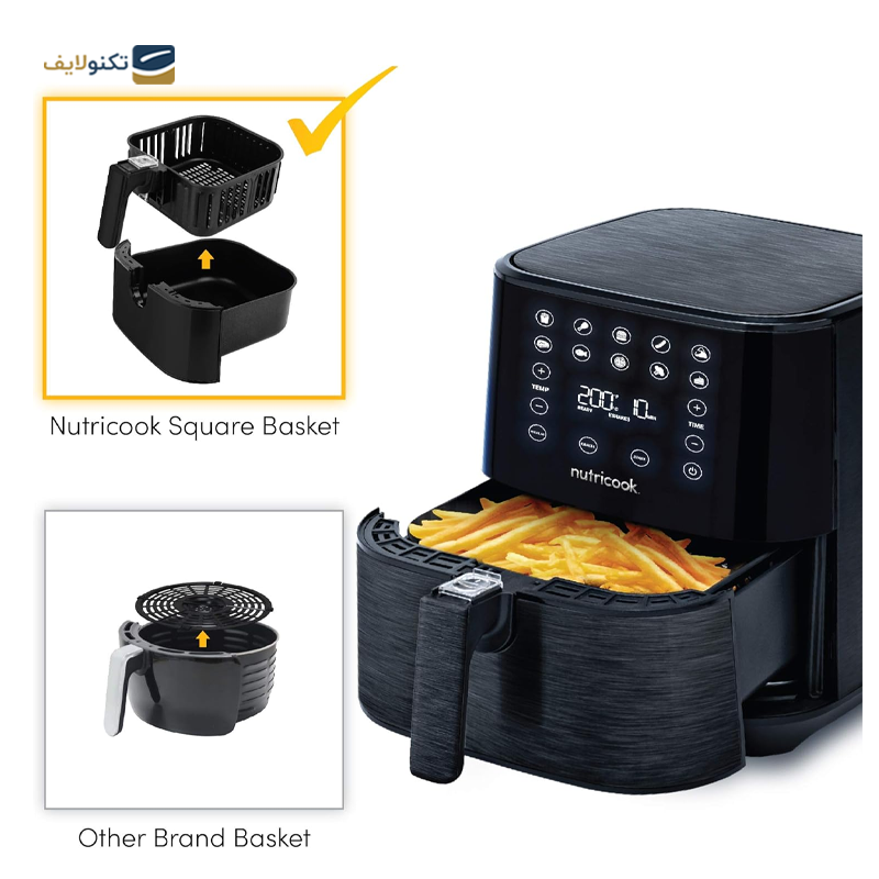 سرخ کن بدون روغن نوتریکوک مدل AF205K - Nutricook AF205K Air Fryer