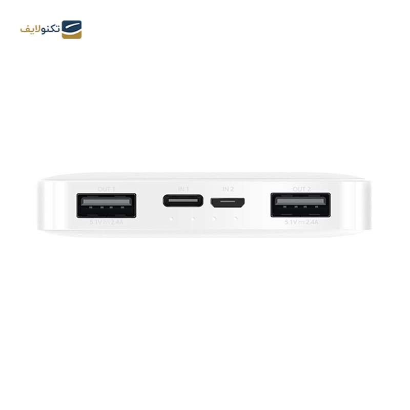 پاوربانک شیائومی مدل Redmi PB100LZM ظرفیت 10000 میلی آمپر ساعت به همراه کابل تبدیل microUSB - Xiaomi Redmi PB100LZM 10000mAh Power Bank