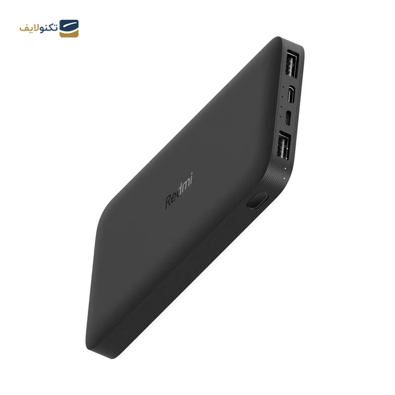پاوربانک شیائومی مدل Redmi PB100LZM ظرفیت 10000 میلی آمپر ساعت به همراه کابل تبدیل microUSB - Xiaomi Redmi PB100LZM 10000mAh Power Bank