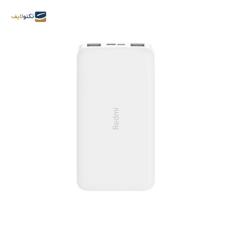 پاوربانک شیائومی مدل Redmi PB100LZM ظرفیت 10000 میلی آمپر ساعت به همراه کابل تبدیل microUSB - Xiaomi Redmi PB100LZM 10000mAh Power Bank