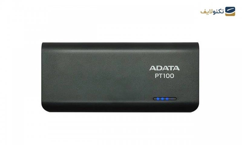 پاوربانک ای دیتا مدل PT100 ظرفیت 10000 میلی آمپر ساعت - Adata PT100 10000mAh Power Bank