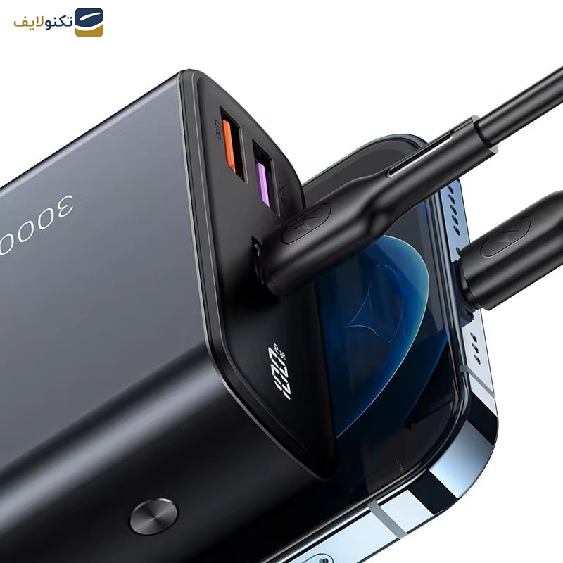 پاوربانک یوسمز مدل CD165 ظرفیت 30000 میلی آمپر ساعت به همراه کابل USB-C - 