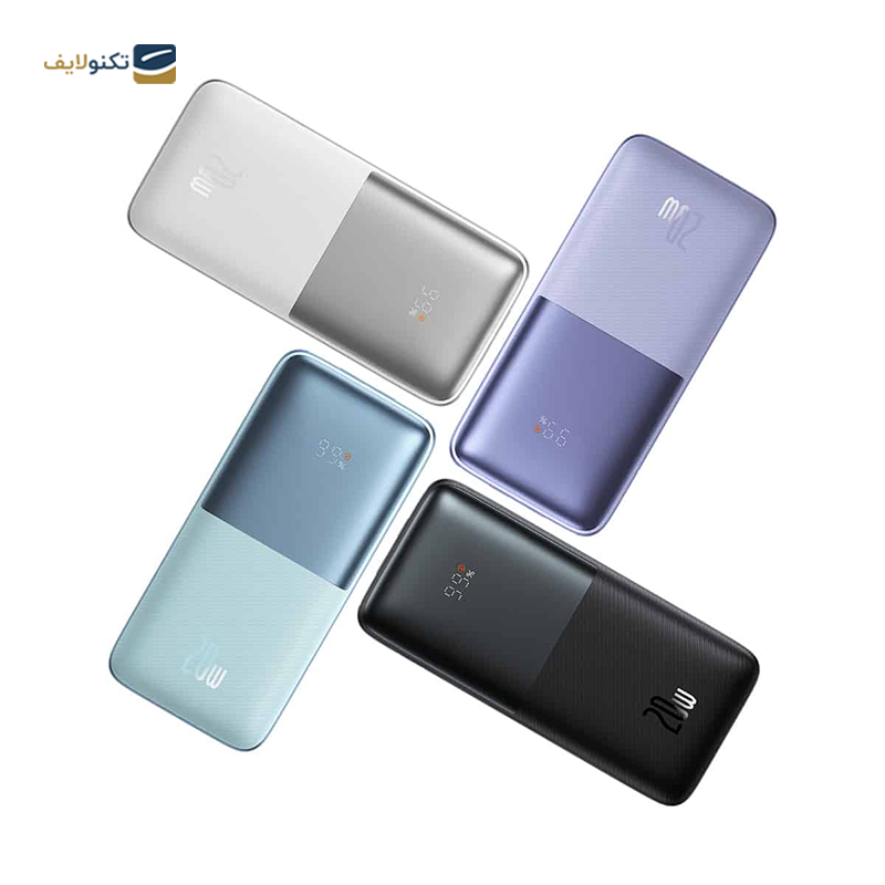 پاوربانک باسئوس مدل Bipow Pro Digital Display PPBD2-1020 با ظرفیت 10000 میلی آمپر توان 20 وات - Baseus Bipow Pro Digital Display PPBD2-1020 10000mAh 20W