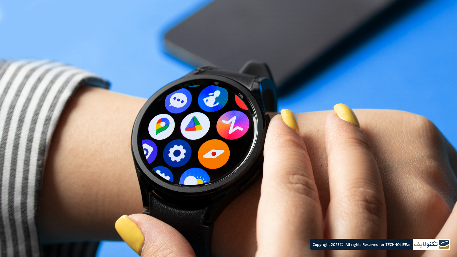 ساعت هوشمند سامسونگ مدل Galaxy Watch6 Classic LTE (SM-R965FZKAINS) 47mm - Samsung Galaxy Watch6 Classic LTE (SM-R965FZKAINS) 47mm