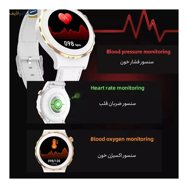 ساعت هوشمند هیوامی مدل Miss HW3 MINI - GL - Hivami Smart Whatch miss HW3 MINI - GL