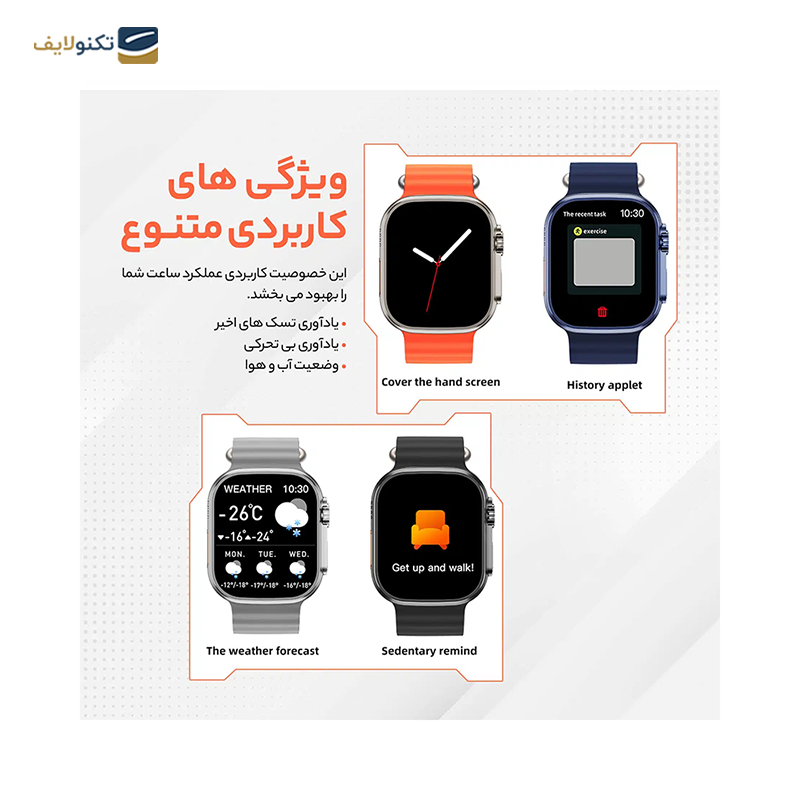 ساعت هوشمند هیوامی مدل Ultra Joy - TI - Hivami Ultra Joy - TI Smart Watch TI