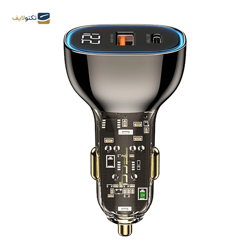 شارژر فندکی رسی مدل RCC-N21 توان 65 وات - Recci RCC-N21 Car Charger 65W