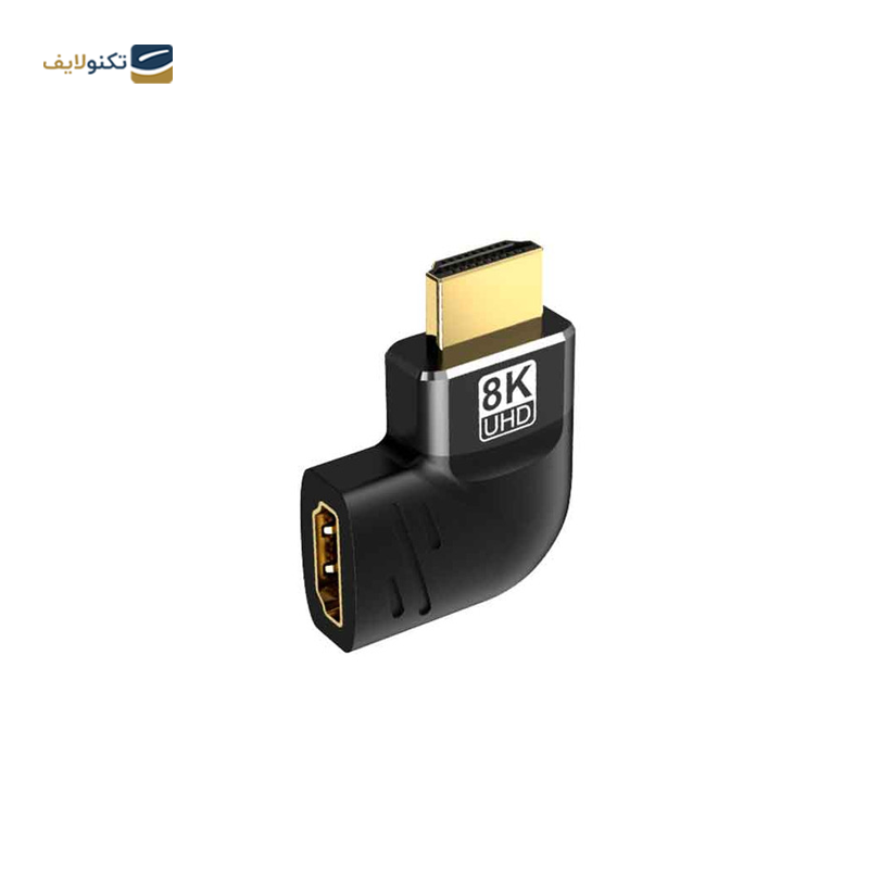 تبدیل HDMI مادگی به نری کوتتسی مدل 87605 L-Type زاویه 90 درجه - Coteetci 87605 L-Type Converter Female To male 90 Degrees