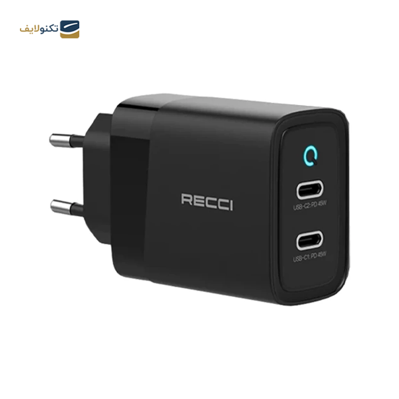 شارژر دیواری رسی مدل RC43 توان 47 وات - Recci 47w Wall Charger RC43