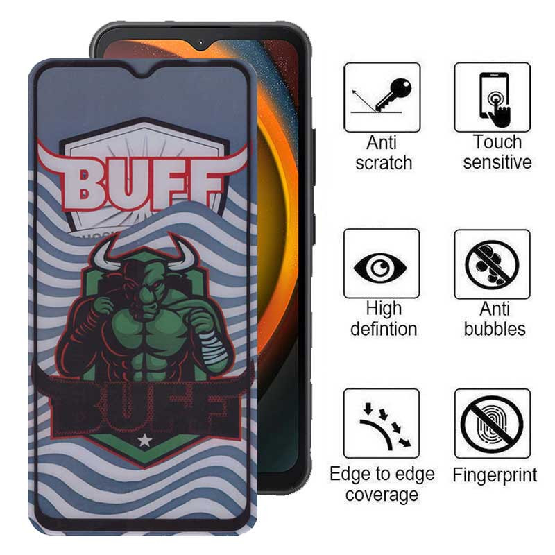 محافظ صفحه نمایش 5D بوف مدل Super Power-G مناسب برای گوشی موبایل سامسونگ Galaxy Xcover7 / A14 4G/5G - Buff 5D Super Power-G Glass Screen Protector For Samsung Galaxy Xcover7 / A14 4G/5G
