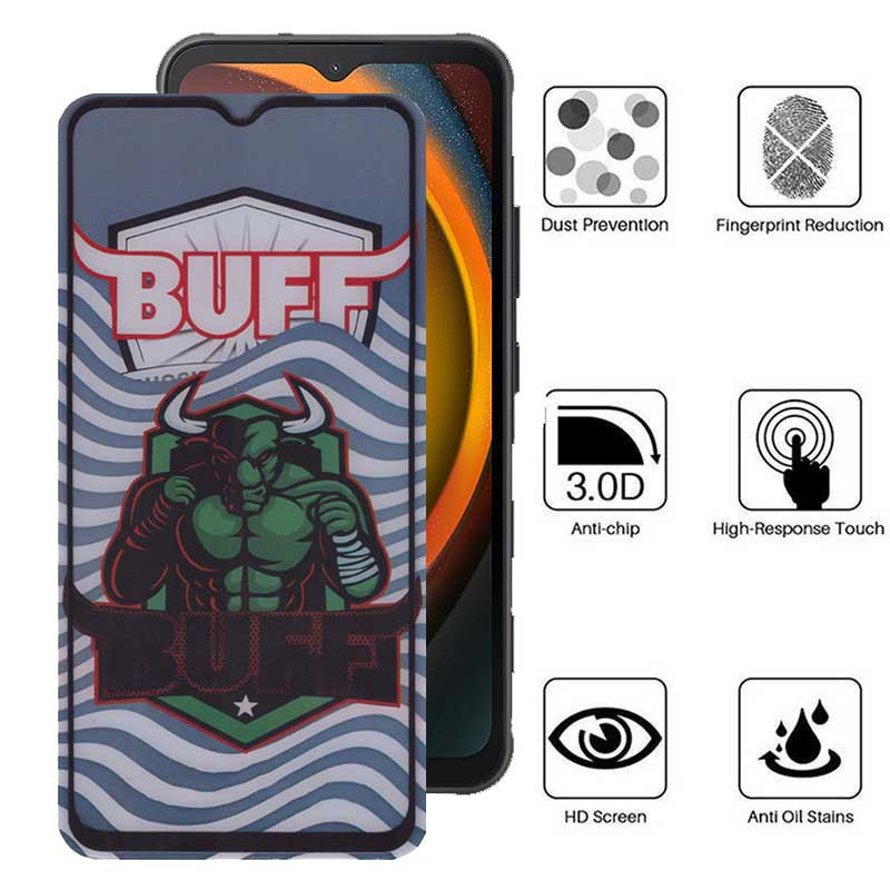 محافظ صفحه نمایش 5D بوف مدل Super Power-G مناسب برای گوشی موبایل سامسونگ Galaxy Xcover7 / A14 4G/5G - Buff 5D Super Power-G Glass Screen Protector For Samsung Galaxy Xcover7 / A14 4G/5G