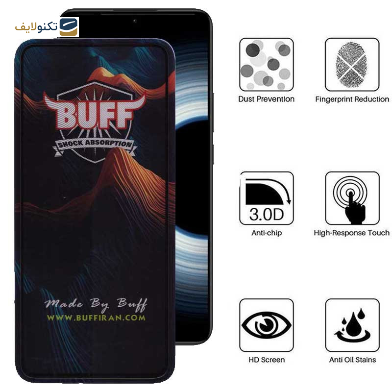 محافظ صفحه نمایش 5D بوف مدل Mountain-G مناسب برای گوشی موبایل شیائومی Redmi K50 Ultra / K50 Gaming / K50 Pro / K50 - Buff 5D Mountain-G Glass Screen Protector For Xiaomi Redmi K50 Ultra / K50 Gaming / K50 Pro / K50