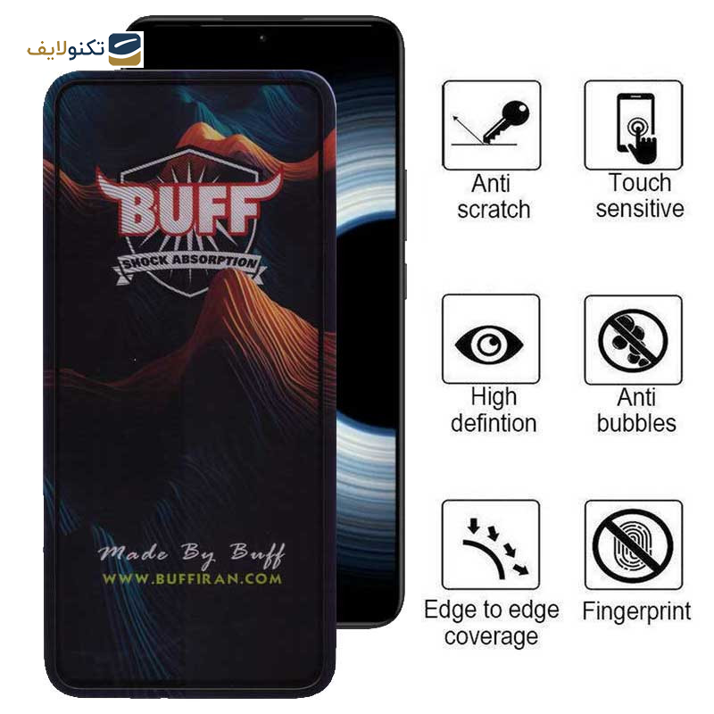 محافظ صفحه نمایش 5D بوف مدل Mountain-G مناسب برای گوشی موبایل شیائومی Redmi K50 Ultra / K50 Gaming / K50 Pro / K50 - Buff 5D Mountain-G Glass Screen Protector For Xiaomi Redmi K50 Ultra / K50 Gaming / K50 Pro / K50
