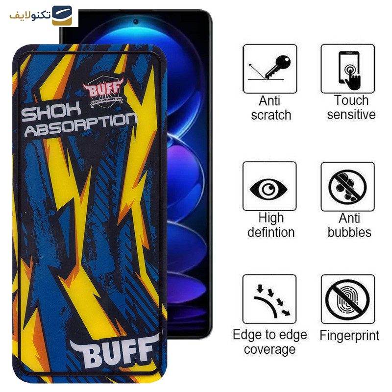 محافظ صفحه نمایش بوف مدل Shock-Shock-G مناسب برای گوشی موبایل شیائومی Redmi Note 12 Pro Plus - Note 12 Pro 5G/4G - Note 12 5G/4G - Buff Shock-Shock-G Glass Screen Protector For Xiaomi Redmi Note 12 Pro Plus-Note 12 Pro 5G-4G- Note 12 5G-4G