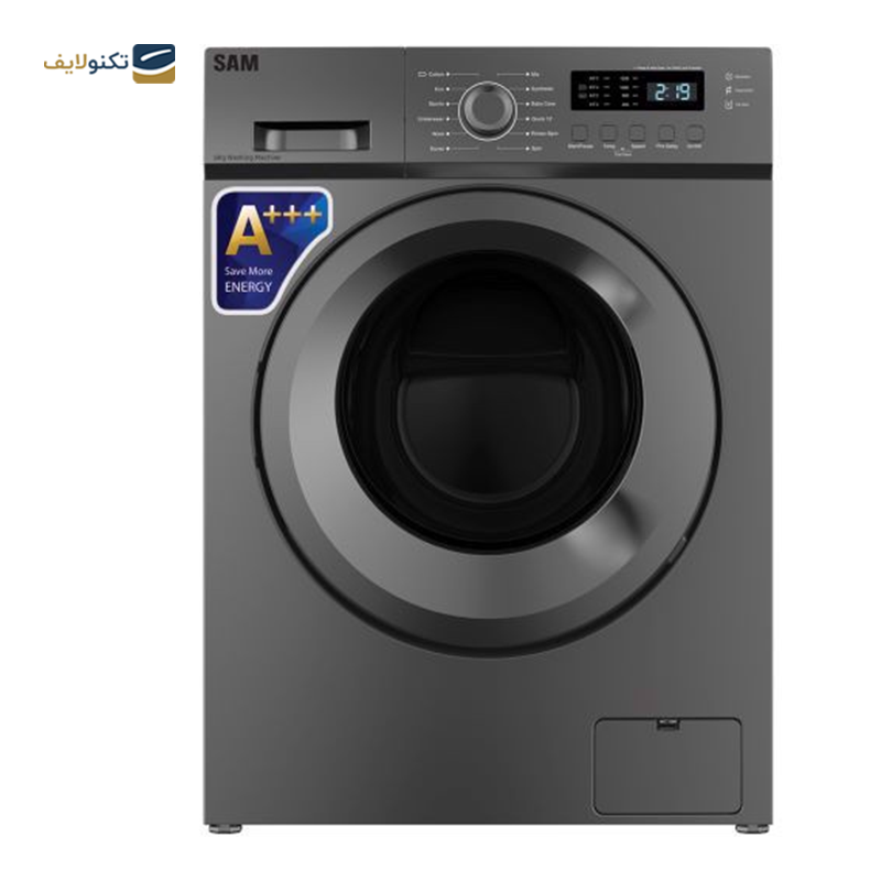 ماشین لباسشویی سام الکترونیک 8 کیلویی مدل UN-Q1225 - Sam Electronic UN-Q1225 Washing Machine 8KG