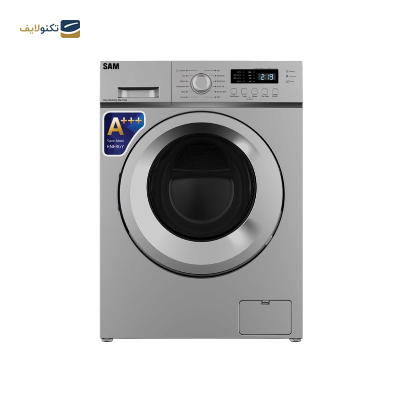 ماشین لباسشویی سام الکترونیک 8 کیلویی مدل UN-Q1225 - Sam Electronic UN-Q1225 Washing Machine 8KG