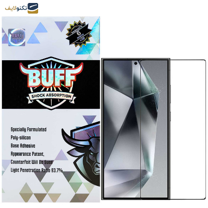 محافظ صفحه نمایش بوف مدل FullGlue-Max-G مناسب برای گوشی موبایل سامسونگ Galaxy S24 Ultra - Buff FullGlue-Max-G Glass Screen Protector For Samsung Galaxy S24 Ultra