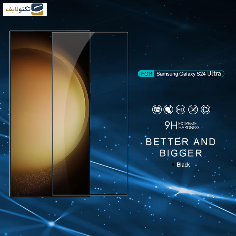 محافظ صفحه نمایش بوف مدل FullGlue-Max-G مناسب برای گوشی موبایل سامسونگ Galaxy S24 Ultra - Buff FullGlue-Max-G Glass Screen Protector For Samsung Galaxy S24 Ultra