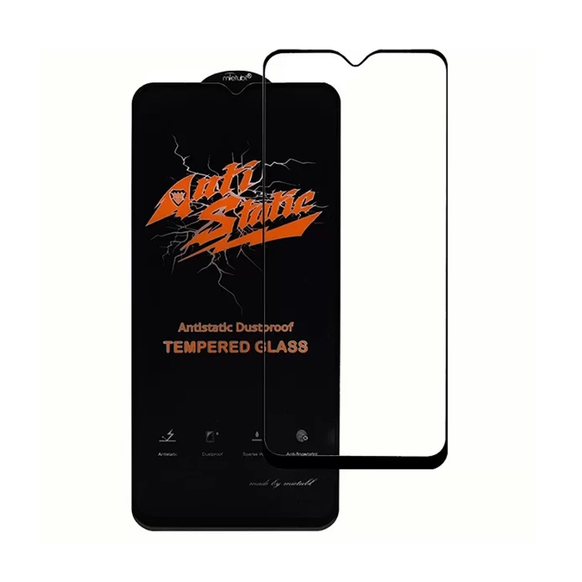 قاب گوشی پوکو C65 اسپیس مدل ژله ای به همراه گلس Anti Static - Space Cover and Anti Static Screen Protector For Poco C65