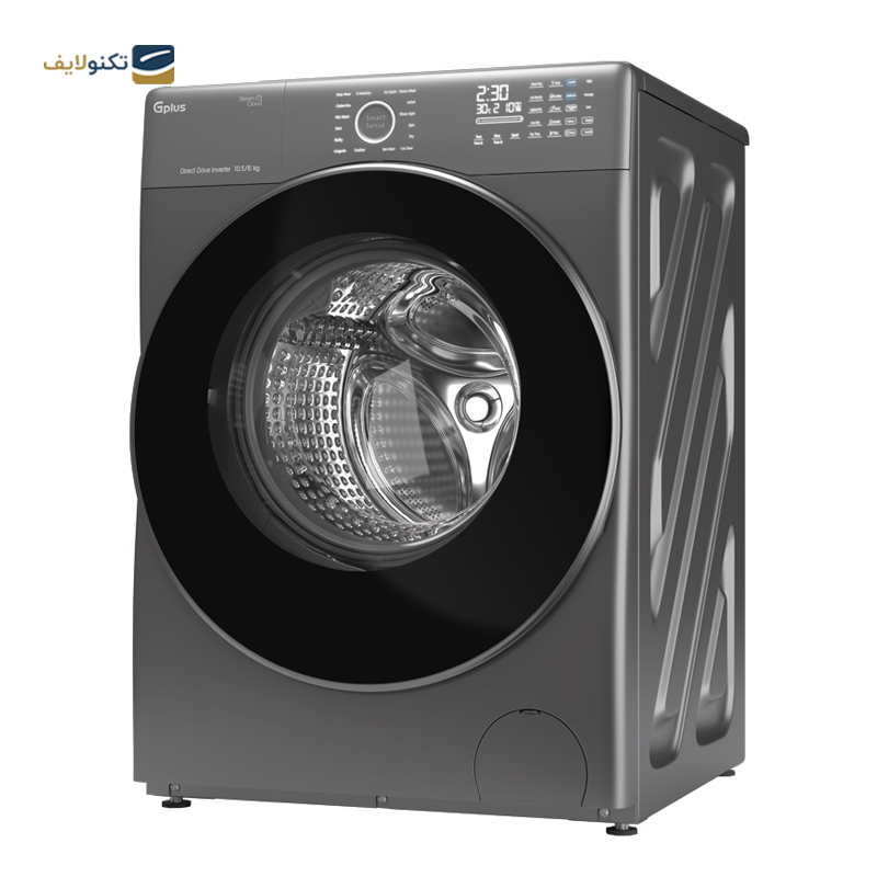 ماشین لباسشویی جی پلاس 10.5 کیلویی مدل GWM-PD108W - GPlus GWM-PD108W Washing Machine