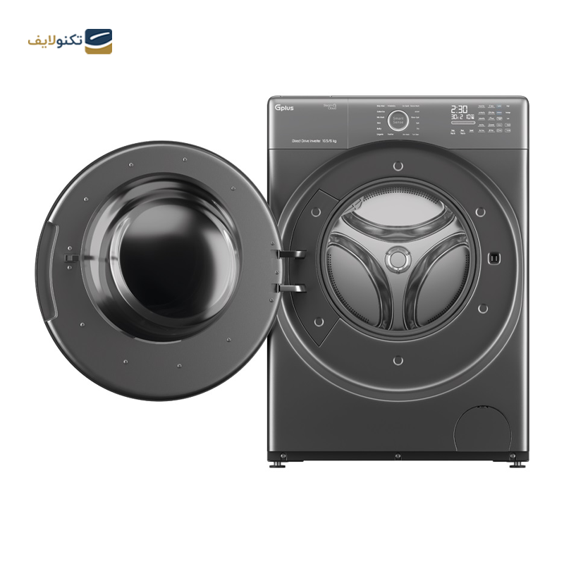 ماشین لباسشویی جی پلاس 10.5 کیلویی مدل GWM-PD108W - GPlus GWM-PD108W Washing Machine