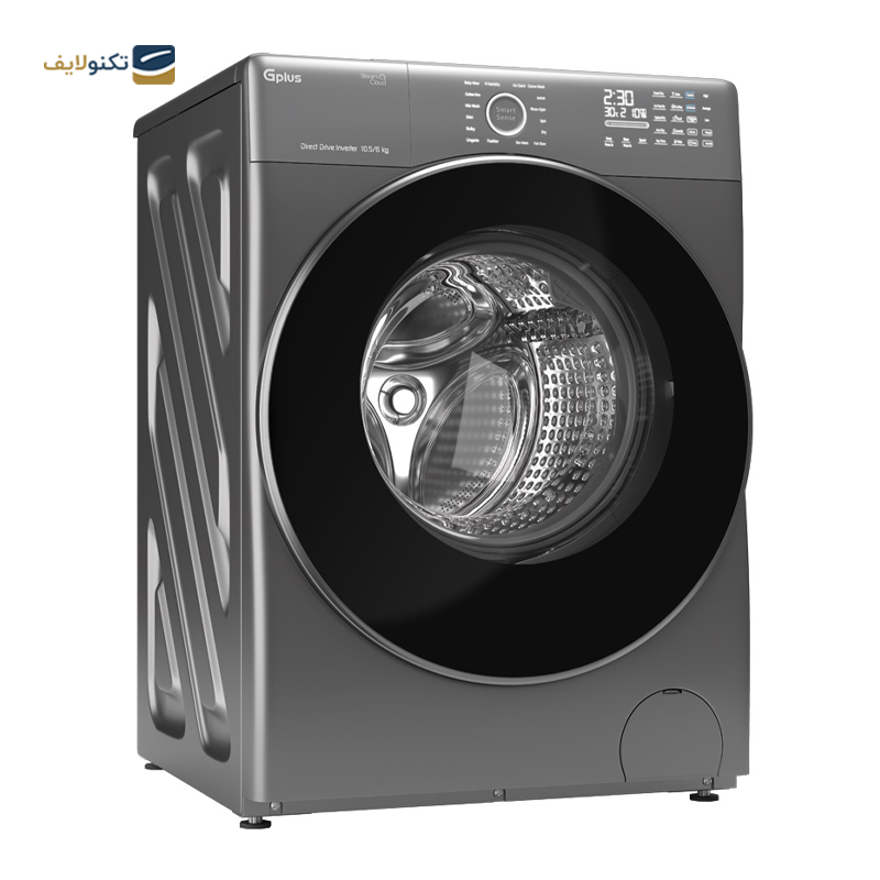 ماشین لباسشویی جی پلاس 10.5 کیلویی مدل GWM-PD108W - GPlus GWM-PD108W Washing Machine