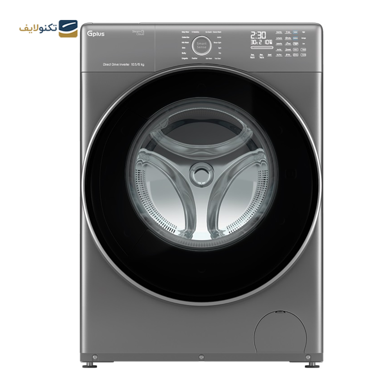 ماشین لباسشویی جی پلاس 10.5 کیلویی مدل GWM-PD108W - GPlus GWM-PD108W Washing Machine