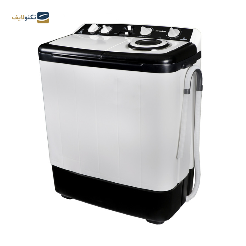 ماشین لباسشویی دوقلو پاکشوما 7 کیلویی مدل PWT-7241KJ - Pakshoma PWT-7241KJ Washing Machine 7KG