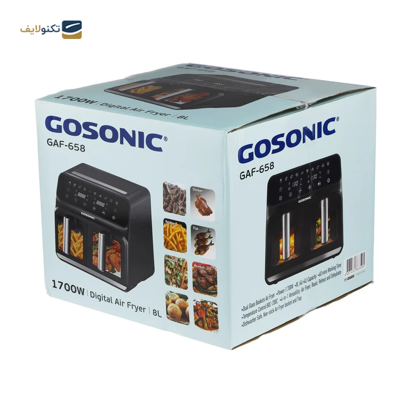 سرخ کن بدون روغن گوسونیک مدل GAF-658 - Gosonic GAF-658 Oil Free Fryer