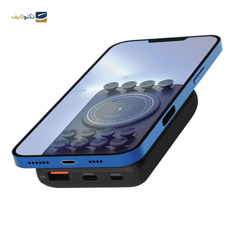 پاوربانک پرودو مدل Suction PD-PBFCH012 ظرفیت 10000 میلی آمپر - Porodo 10000mAh Suction Power Bank With Type-C PD Input & Output