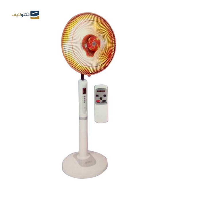 بخاری برقی هالوژنی ارشیا مدل فن دار - Arshia Electric three-purpose halogen electric fan heater