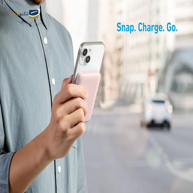 پاوربانک وایرلس انکر مدل MagGo Battery Core 5K A1618 ظرفیت 5000 میلی‌ آمپر ساعت - Anker 332 MagGo Battery Core 5K A1618 5000 mAh Wireless Power Bank