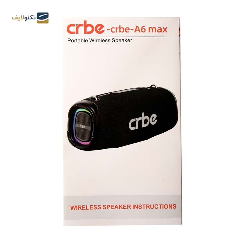 اسپیکر بلوتوثی قابل حمل کربی مدل A6 Max - Crbe A6 Max Bluetooth Portable Speaker