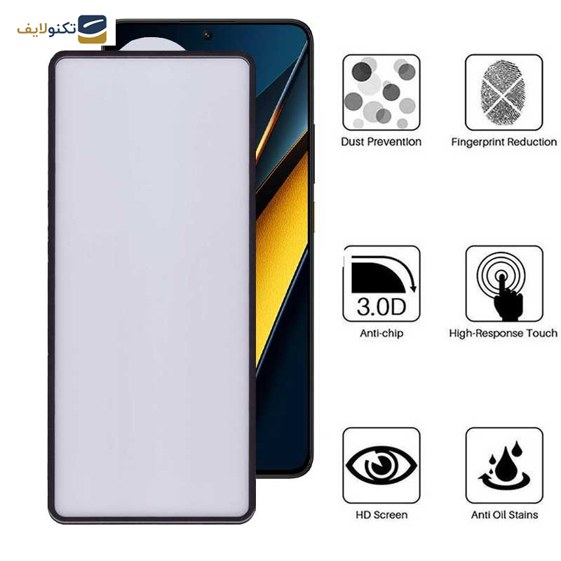 محافظ صفحه نمایش بوف مدل New AirBag-G مناسب برای گوشی موبایل پوکو X6 Pro 5G / X6 5G / M6 Pro 4G - Buff New AirBag-G Glass Screen Protector For Poco X6 Pro 5G / X6 5G / M6 Pro 4G