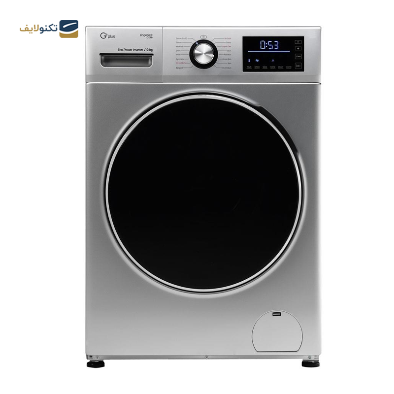 ماشین لباسشویی جی پلاس 9 کیلویی مدل GWM-P9341T - GPlus GWM-P9341T Washing Machine