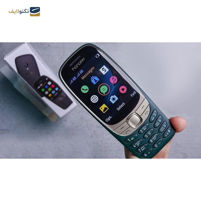 گوشی موبایل هانوفر مدل 6310 دو سیم کارت با منو فارسی - Hanofer 6310 Dual SIM With Persian Menu & Games