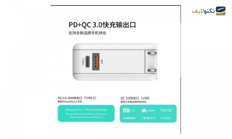 پاوربانک پرودا مدل PD-p64 ظرفیت 10000 میلی آمپر ساعت - porodo Power Bank PD-p64