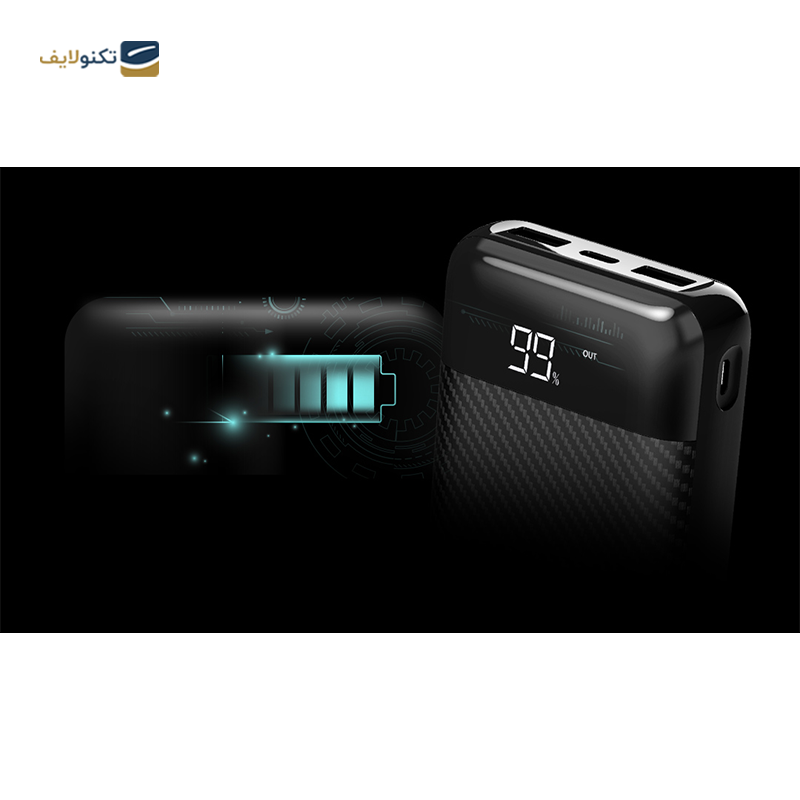 پاوربانک سیلیکون پاور مدل GS28 ظرفیت 20000 میلی آمپر ساعت - Silicon Power GS28 Power Bank 20000mAh