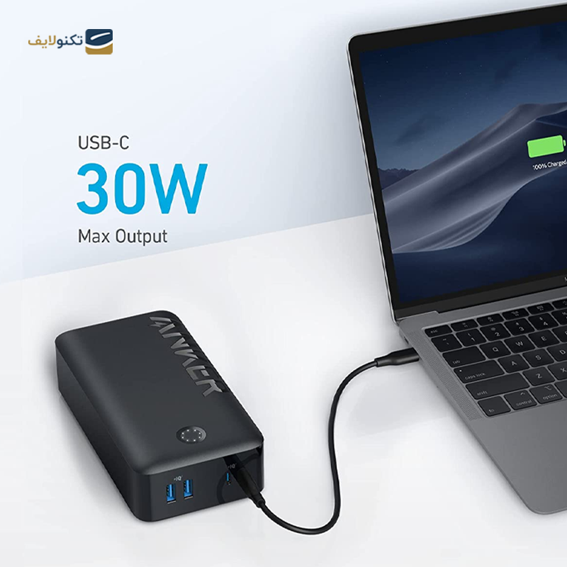 پاوربانک انکر 347 مدل A1377H11 ظرفیت 40000 میلی‌ آمپر ساعت - Anker 347 PowerCore A1377H11 40000 mAh Power Bank