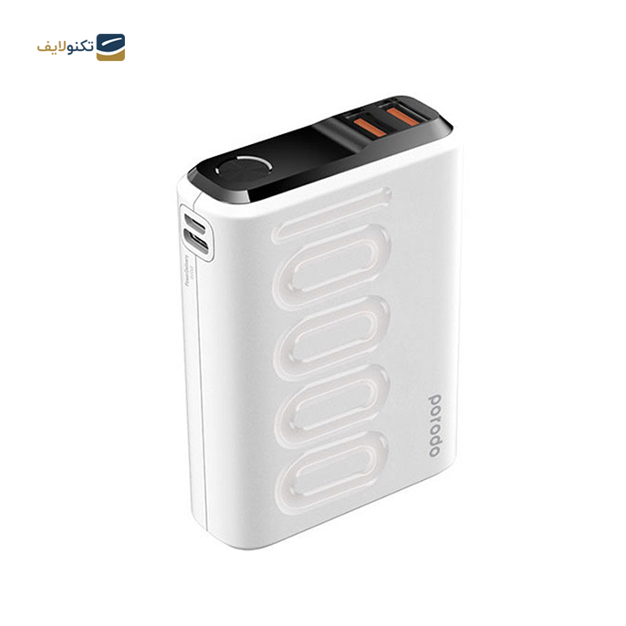 پاوربانک پرودو مدل PD 1092 ظرفیت 10000 میلی آمپر - Porodo Power Bank 10000mAh 20W PD-1092-BK