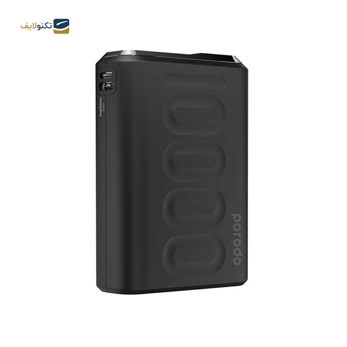 پاوربانک پرودو مدل PD 1092 ظرفیت 10000 میلی آمپر - Porodo Power Bank 10000mAh 20W PD-1092-BK