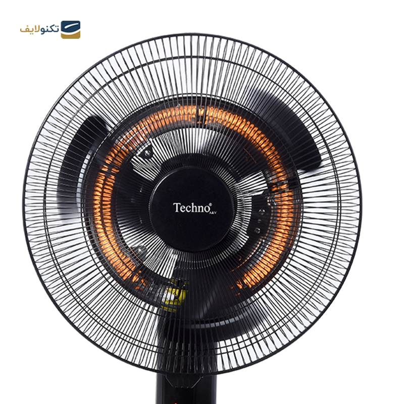 فن هیتر دوکاره تکنو مدل Te-9600 - Techno Te-9600 Fan