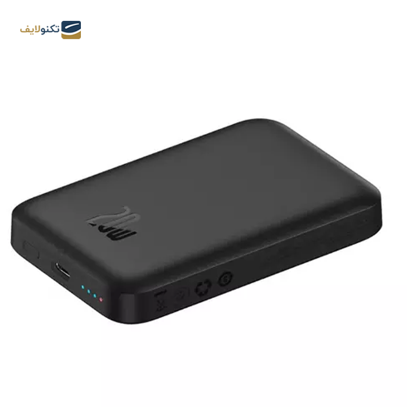 پاوربانک باسئوس مدل PPCX1300 ظرفیت ۶۰۰۰ میلی آمپر ساعت - Baseus Magnetic Mini Wireless PPCX1300 ۶۰۰۰mAh Power Bank