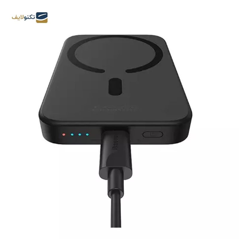 پاوربانک باسئوس مدل PPCX1300 ظرفیت ۶۰۰۰ میلی آمپر ساعت - Baseus Magnetic Mini Wireless PPCX1300 ۶۰۰۰mAh Power Bank