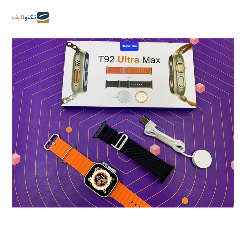 ساعت هوشمند هاینو تکو مدل T92 Ultra Max - Haino Teko T92 Ultra Max Smartwatch