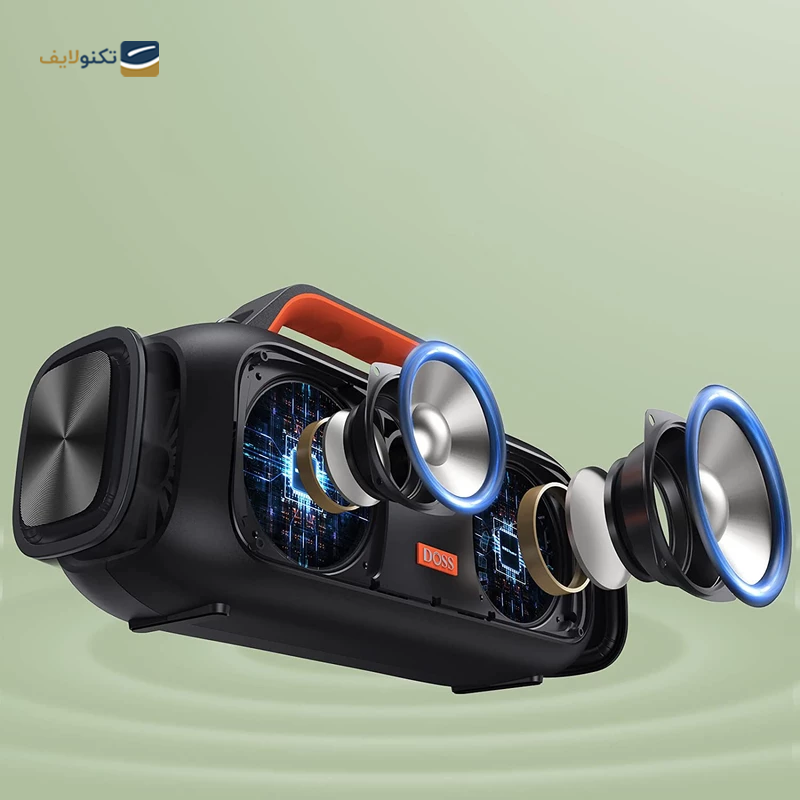 اسپیکر بلوتوثی قابل حمل داس مدل Extreme Boom - Doss Extreme Boom Bluetooth Portable Speaker