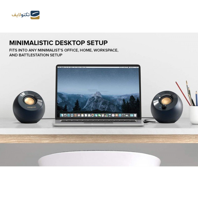 اسپیکر دسکتاپ کریتیو مدل PEBBLE V2 - Creative Pebble V2 Desktop Speakers