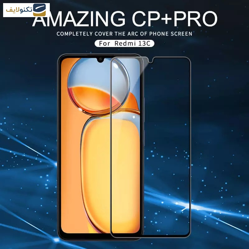 محافظ صفحه نمایش نیلکین مدل Cp Plus Pro مناسب برای گوشی موبایل شیائومی Redmi 13C - Nillkin Amazing CP Plus Pro tempered glass screen protector for Xiaomi Redmi 13C