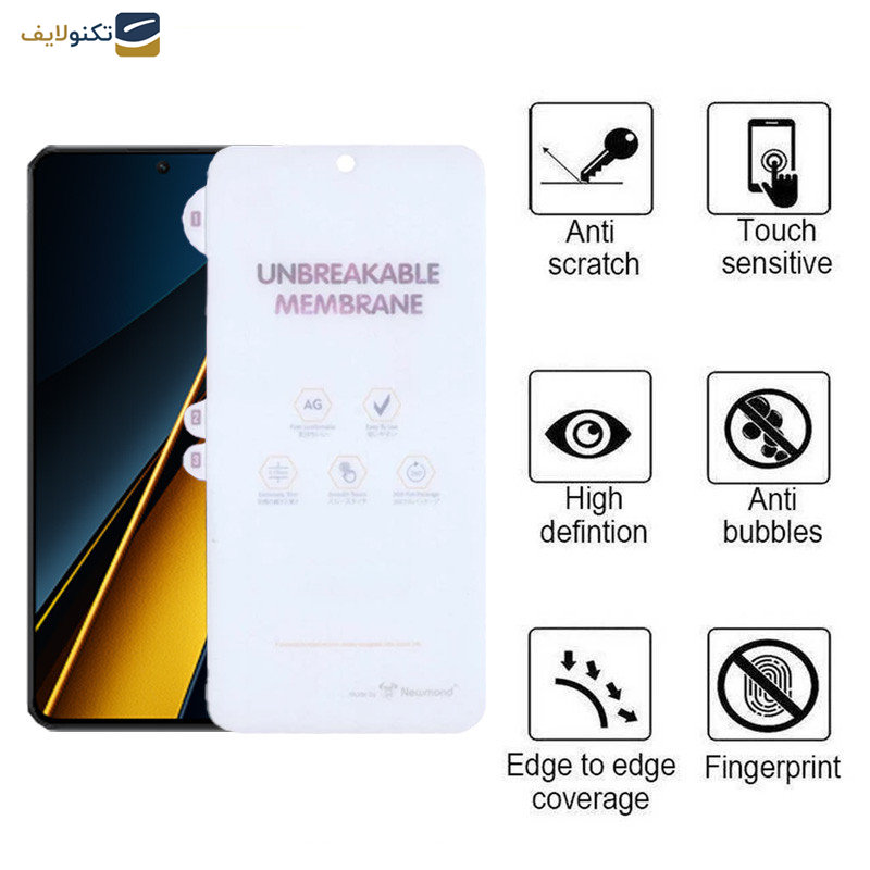 محافظ صفحه نمایش مات اپیکوی مدل Hydrogel-Matte مناسب برای گوشی موبایل شیائومی Xiaomi Poco X6 Pro- X6- M6 Pro - Epicoy Hydrogel-Matte Glass Screen Protector For Xiaomi Poco X6 Pro- X6- M6 Pro